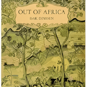 Out of Africa" book cover illustration.